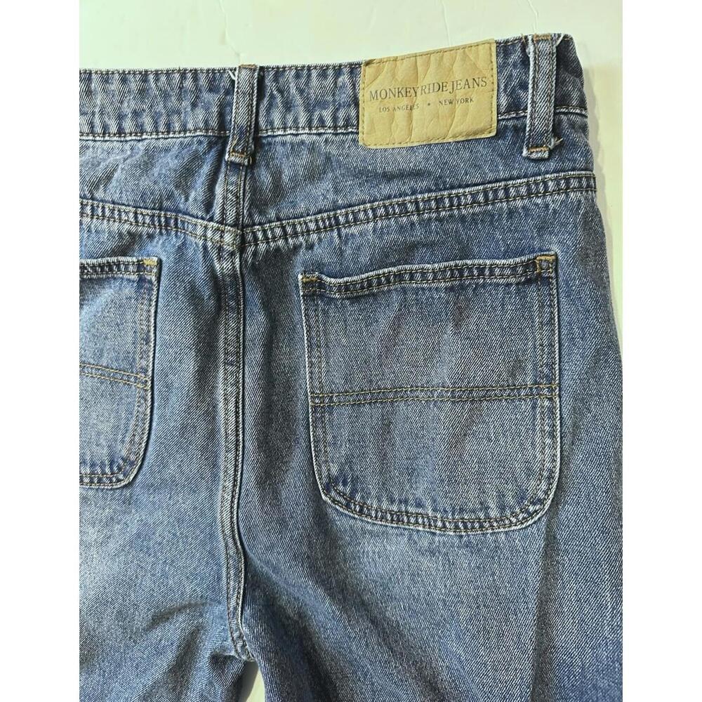 Monkey Ride Jeans Original Vintage Relaxed Straight Leg Denim Women's Size 5 - Picture 6 of 14